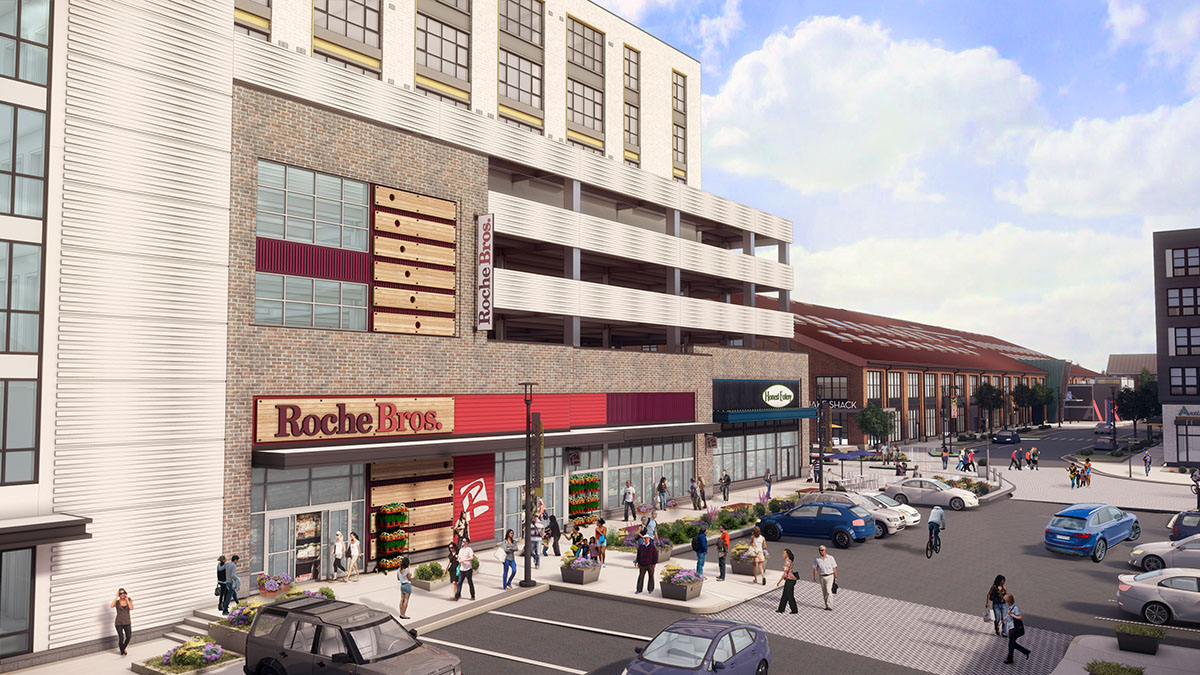 Roche Bros at Arsenal Yards rendering