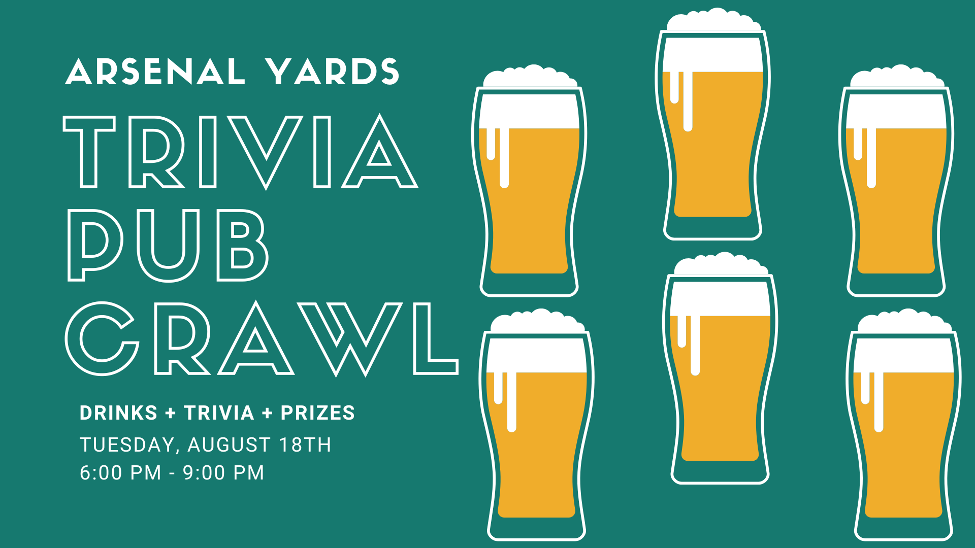 Arsenal Yards Trivia Pub Crawl