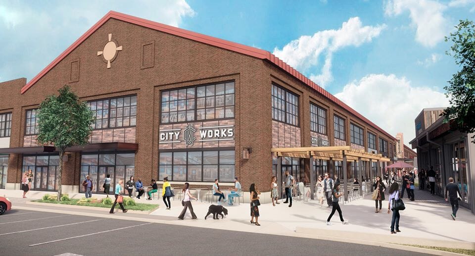 Rendering of City Works at Arsenal Yards