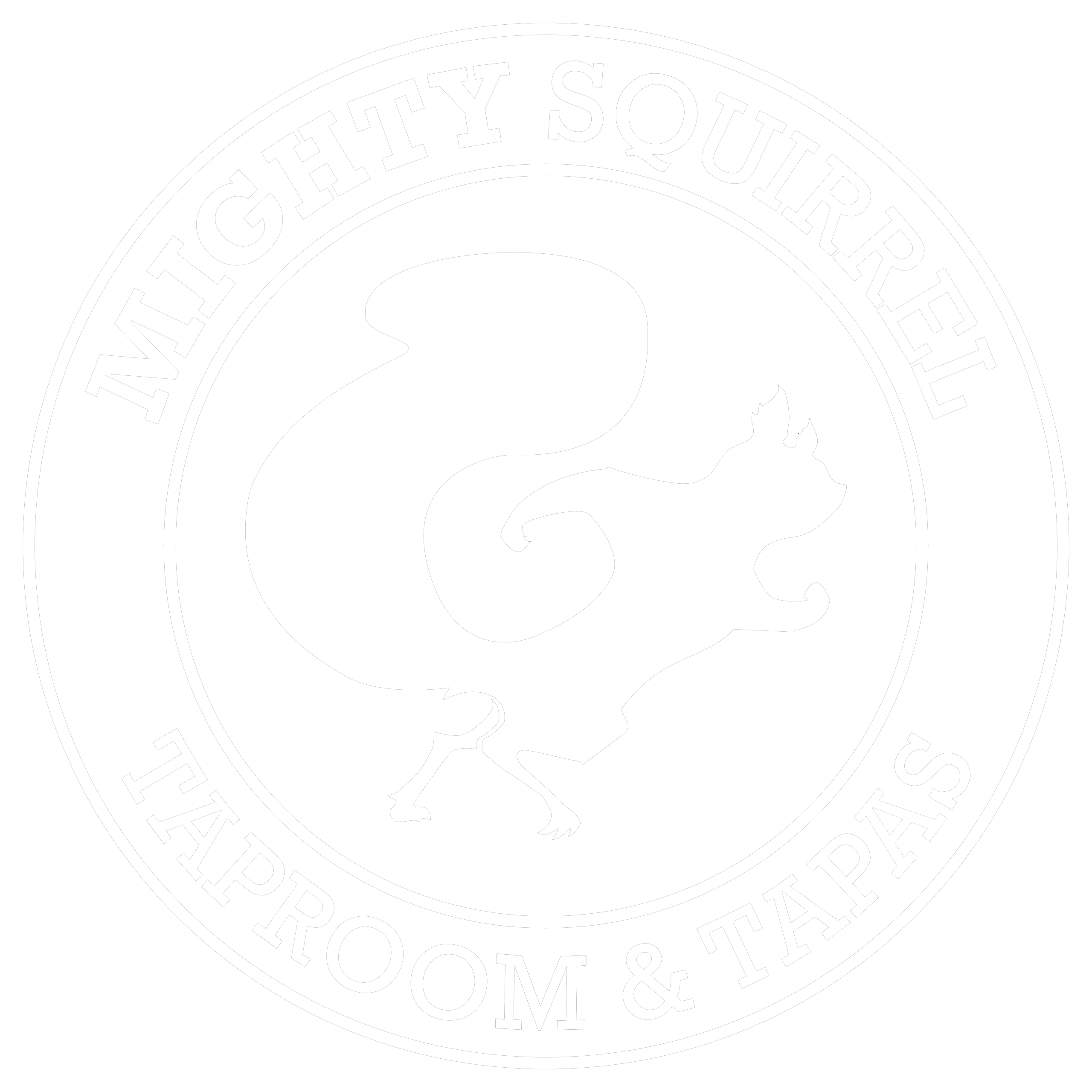 Mighty Squirrel Taproom and Tapas Logo