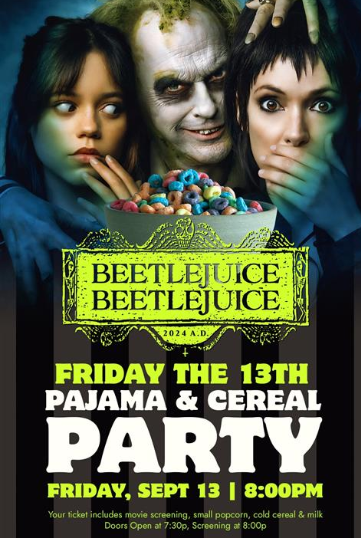 Beetlejuice Beetlejuice - Pajama & Cereal Party