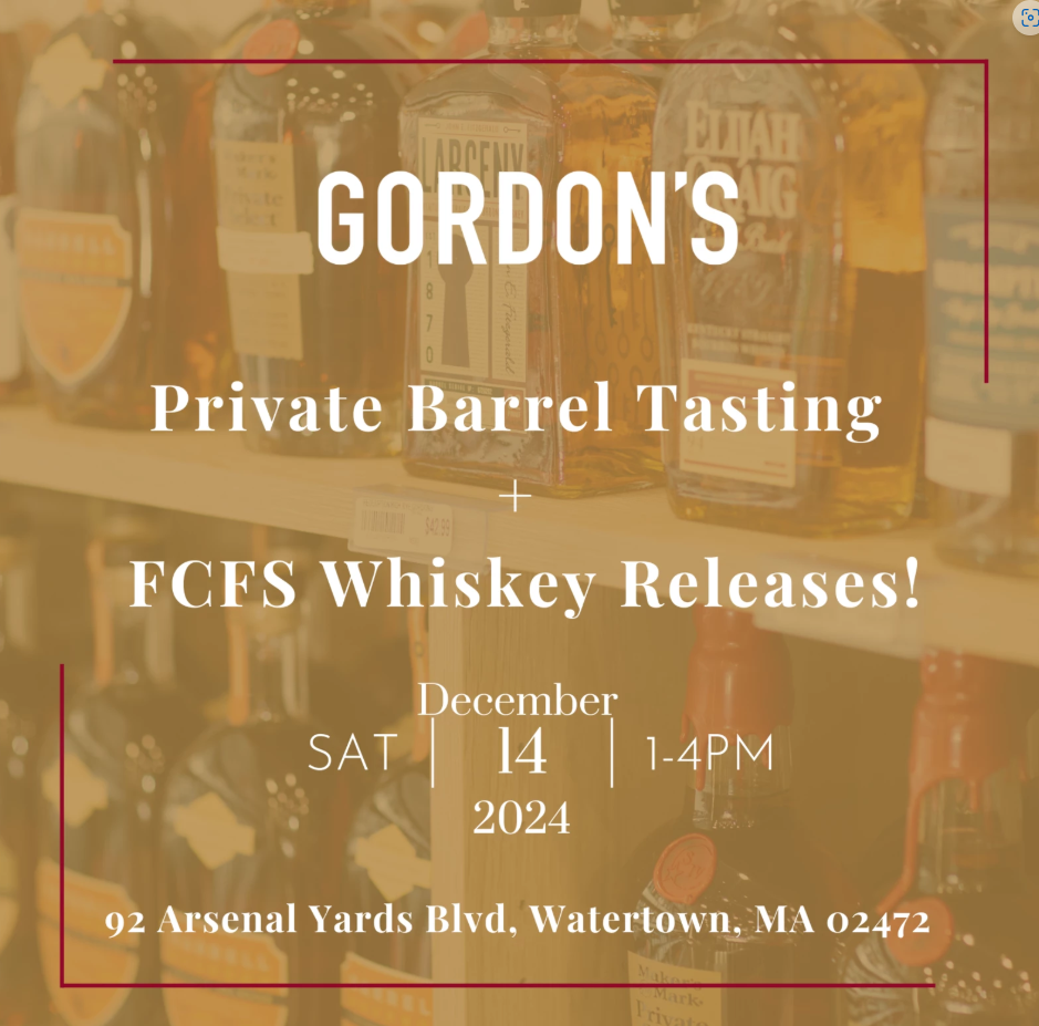 Winter Private Barrel Tasting at Gordon's