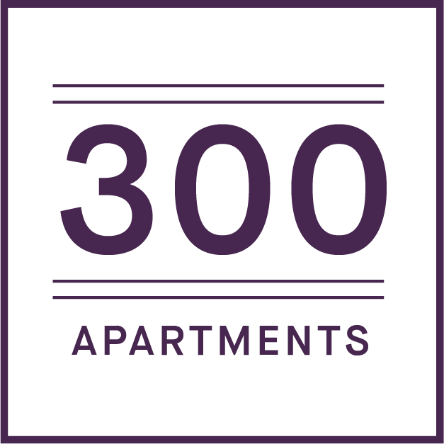 300 apartments