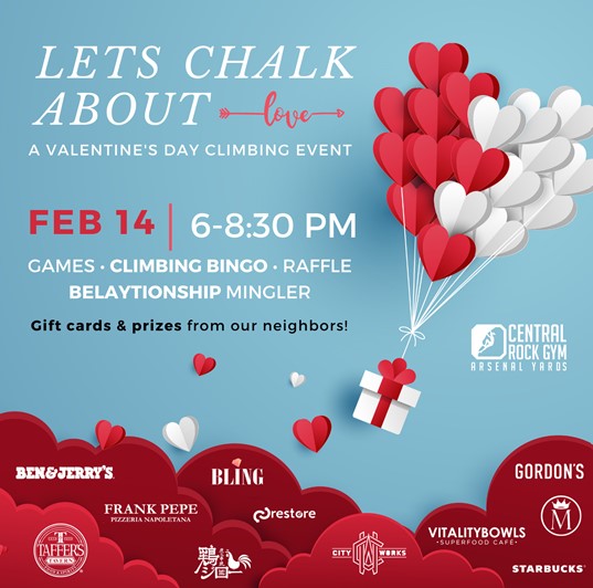 Valentine's Day with Central Rock Gym